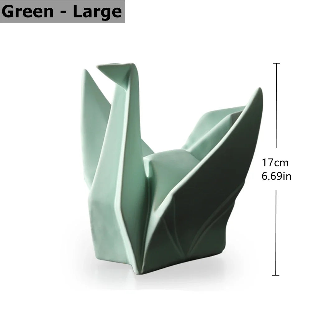 Abstract Ceramic Bird Sculpture | Home & Office Décor