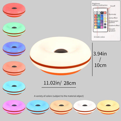 Modern Bauhaus Donut Touch & Remote Control Table Lamp