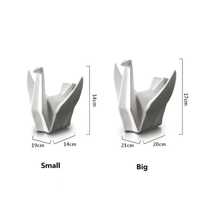 Abstract Ceramic Bird Sculpture | Home & Office Décor