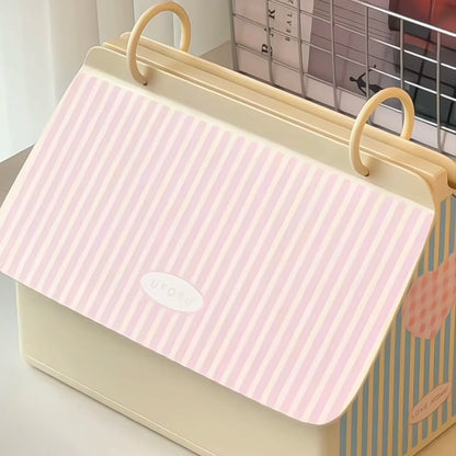 House-Shaped 9-Grid Jewelry Storage Box with Flip Cover