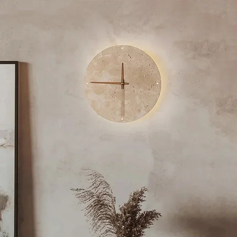 ChronoGlow LED Wall Clock Sconce