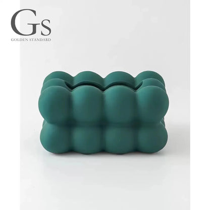 Nordic Ceramic Bubble Ball Tissue Box Cover & Storage Ornament