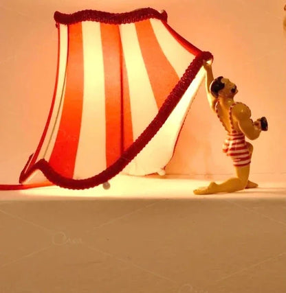 Circus Inspired LED Table Lamp