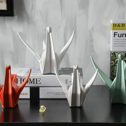 Abstract Ceramic Bird Sculpture | Home & Office Décor