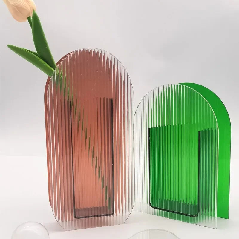 Colorful Modern Acrylic Flower Vase