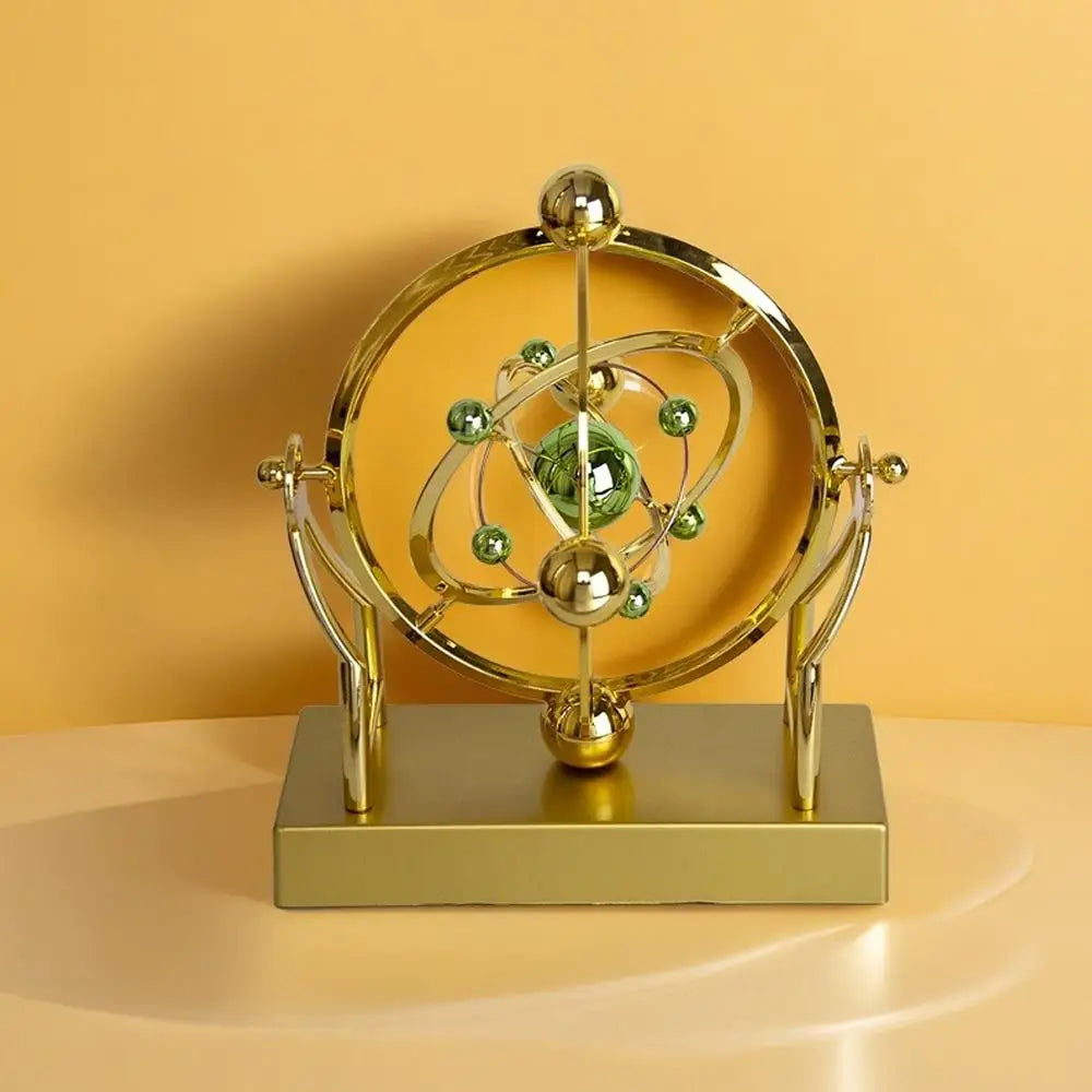 Kinetic Art Desk Decor - Celestial Orbit Perpetual Motion Pendulum
