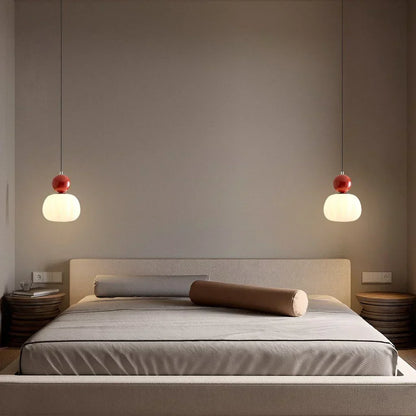 Nordic Pumpkin Pendant Light | Modern LED Ceiling Lamp