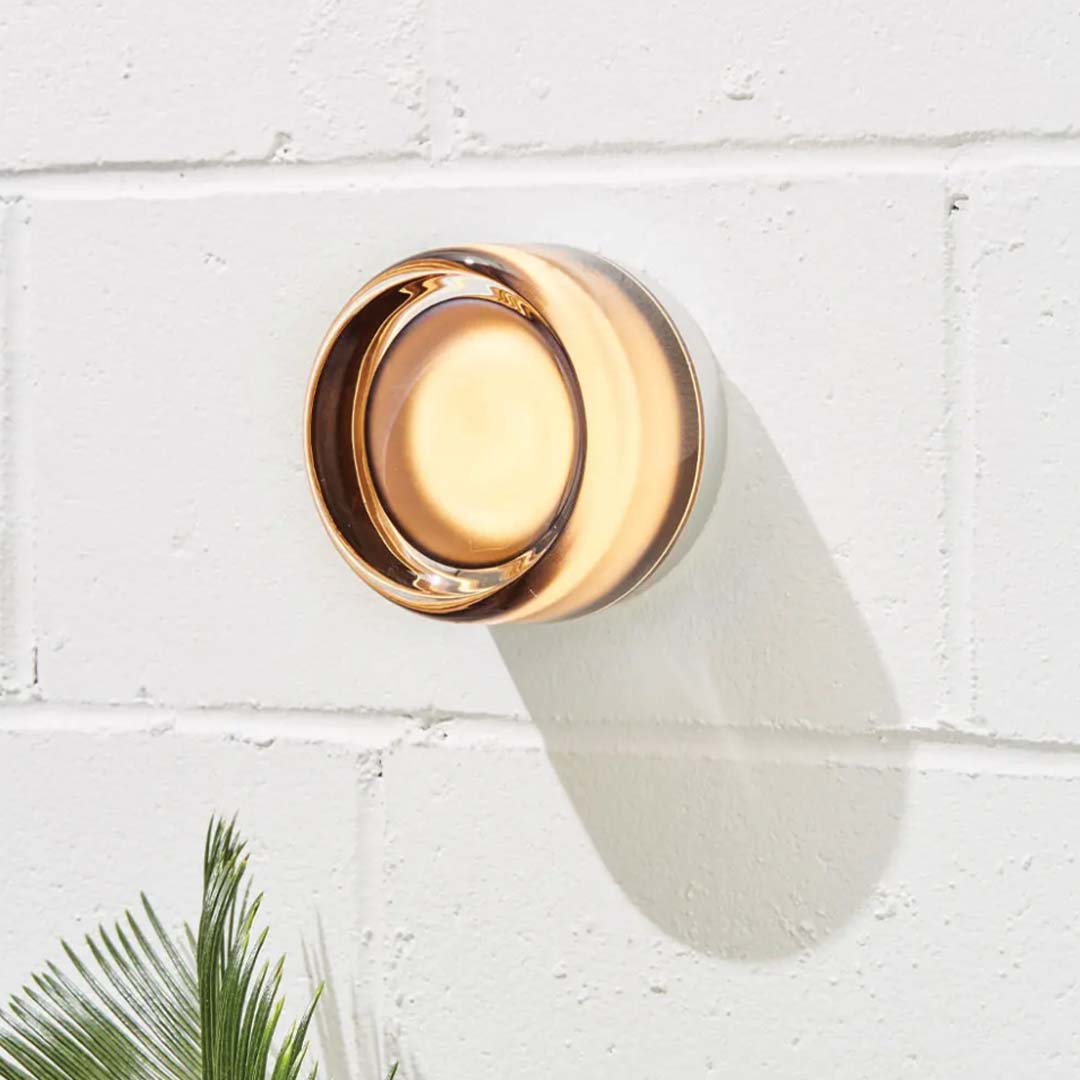 Dimple LED Wall Light | Textured Glass Sconce, 10-13.5cm