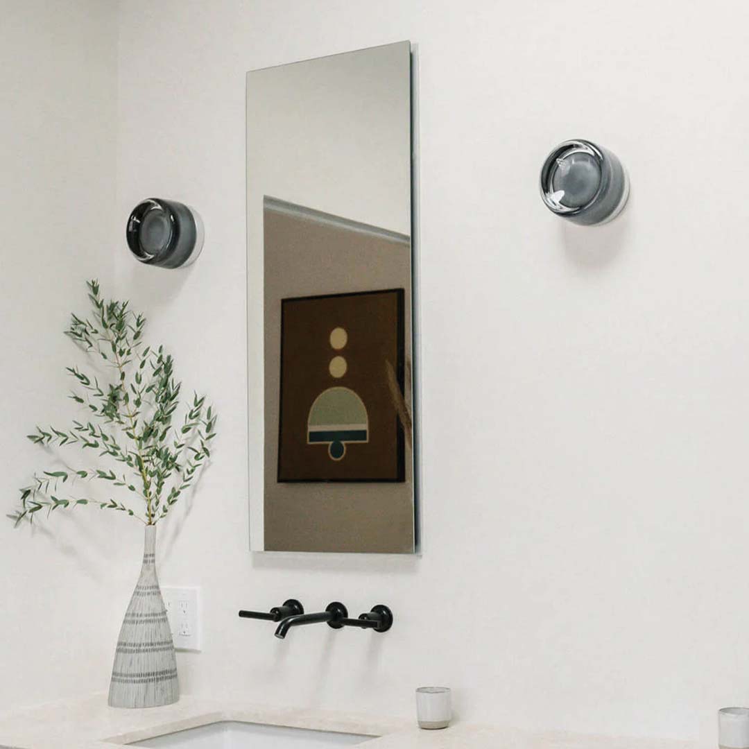 Dimple LED Wall Light | Textured Glass Sconce, 10-13.5cm