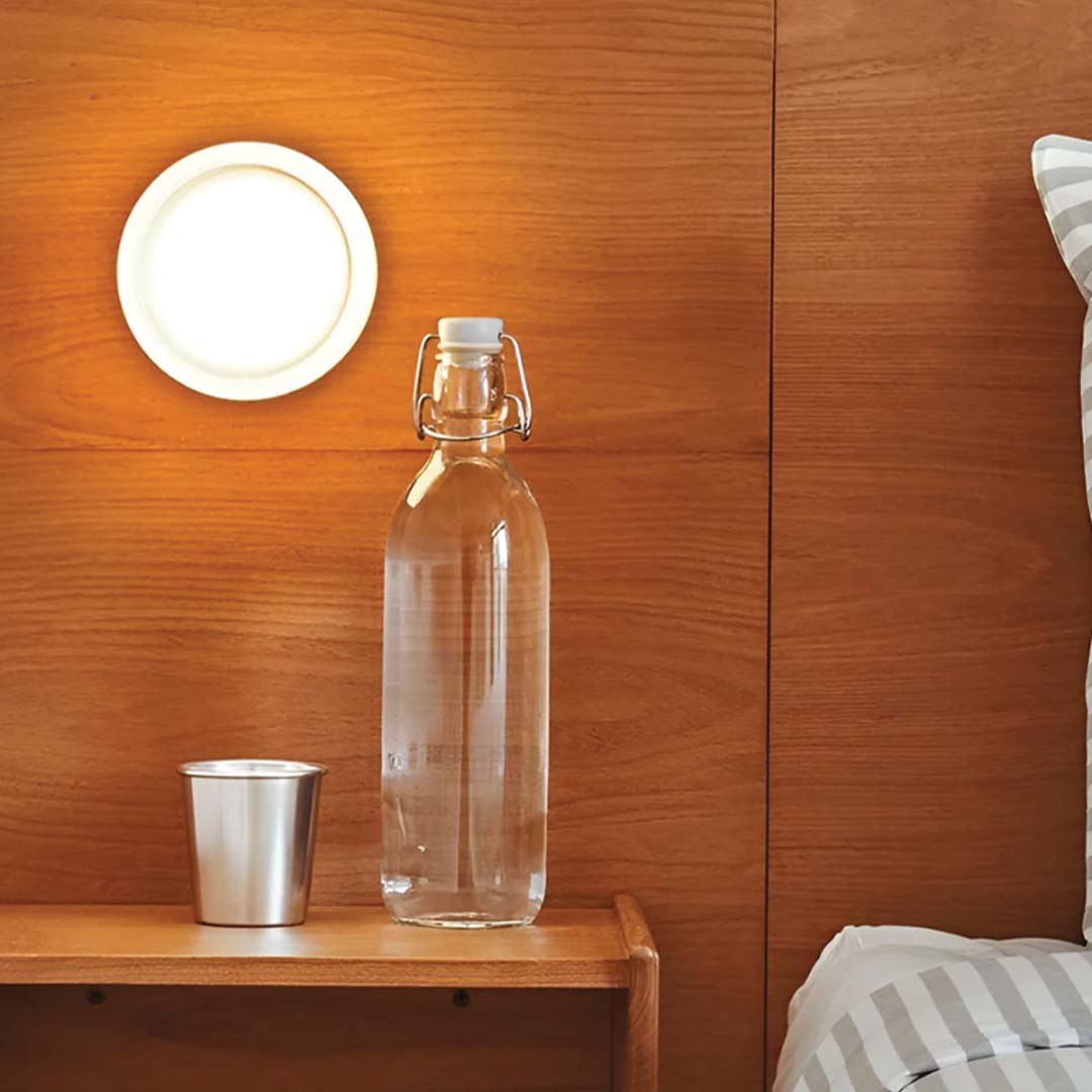 Dimple LED Wall Light | Textured Glass Sconce, 10-13.5cm