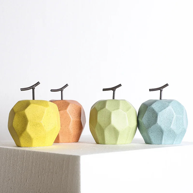 Modern Ceramic Fruit Sculptures