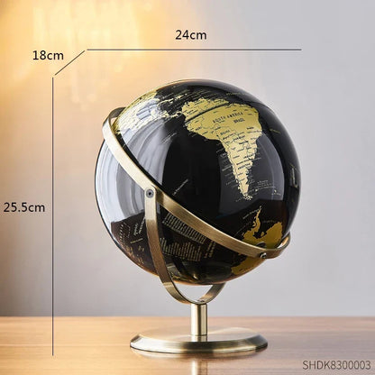Retro & Modern Decorative World Globe for Home & Study