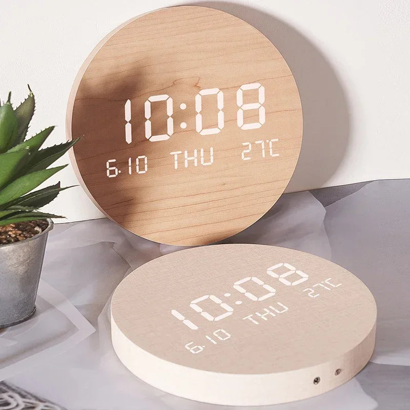 AuraSphere LED Digital Wall Clock