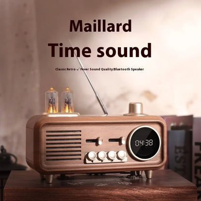 Retro Bluetooth Speaker with FM Radio