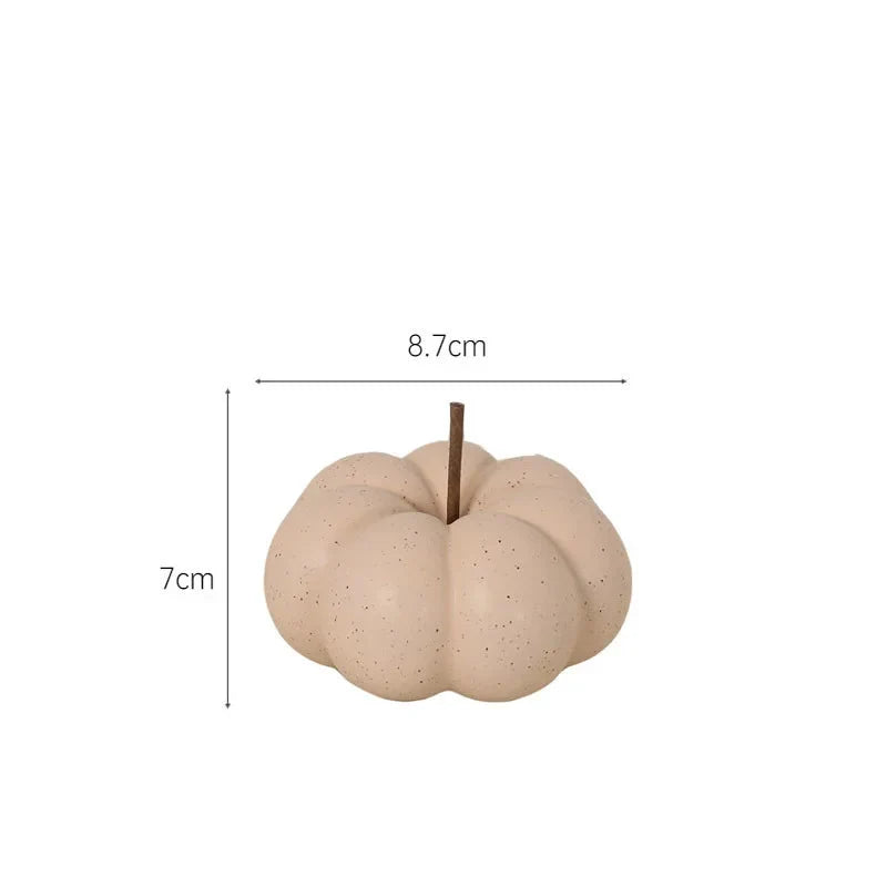 Mini Ceramic Pumpkin Figurines