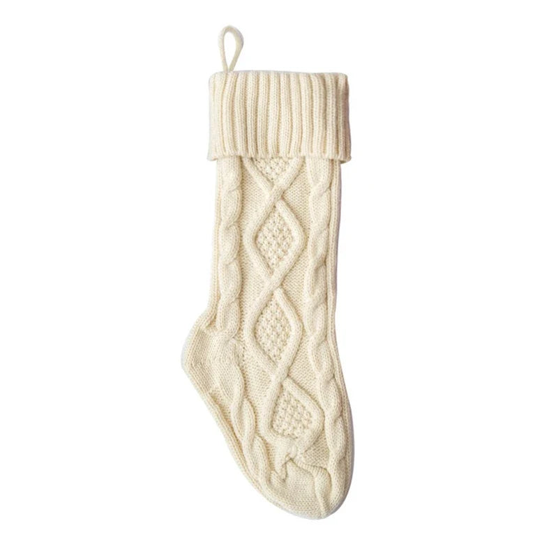 Cable Knit Christmas Stockings