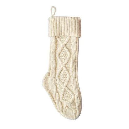 Cable Knit Christmas Stockings