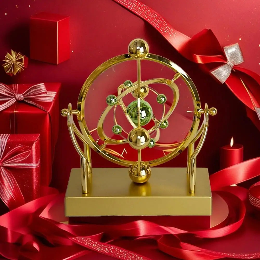 Kinetic Art Desk Decor - Celestial Orbit Perpetual Motion Pendulum
