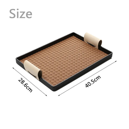 Luxury Decorative Leather Tray
