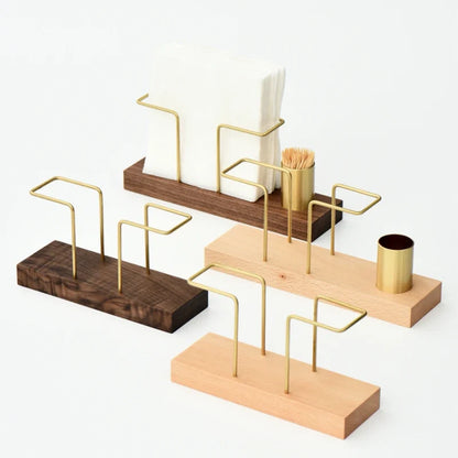 Modern Wooden Napkin Holder