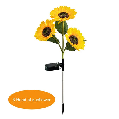 LED Solar Sunflower Lights
