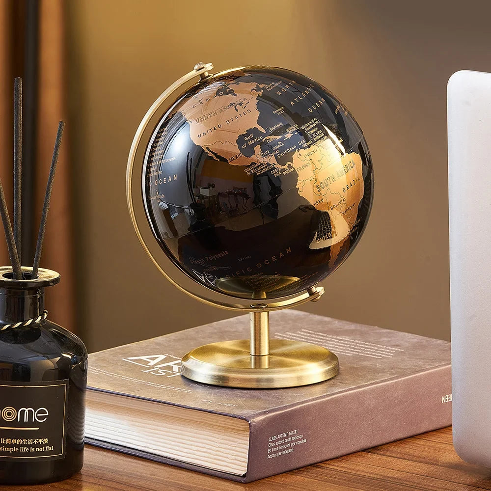 Retro & Modern Decorative World Globe for Home & Study