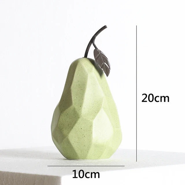 Modern Ceramic Fruit Sculptures
