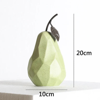 Modern Ceramic Fruit Sculptures