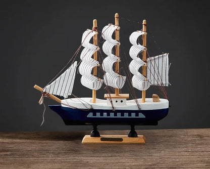 Creative & Luxury Metal Sailing Ship Model Figurines