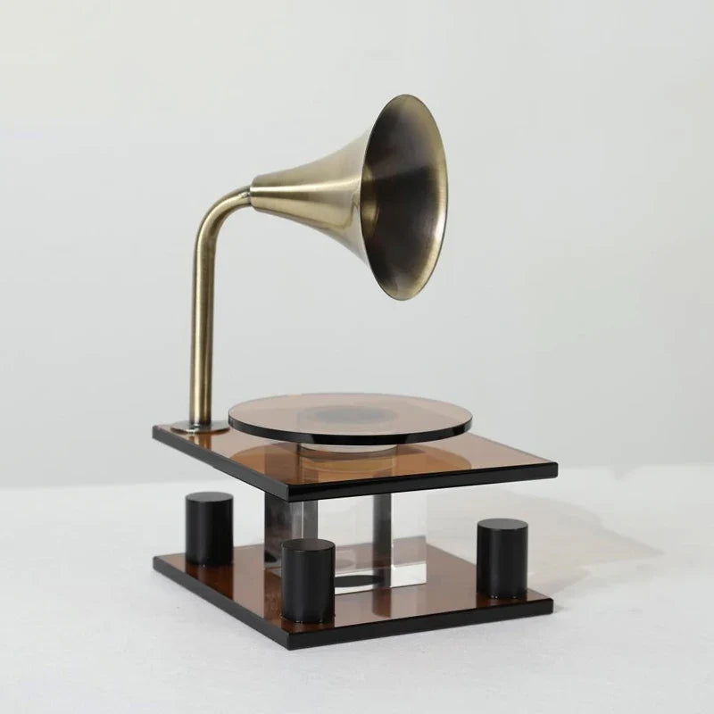 Decorative Jukebox Crystal Ornament Modern Desk Sculpture