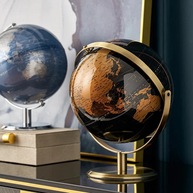 Retro & Modern Decorative World Globe for Home & Study