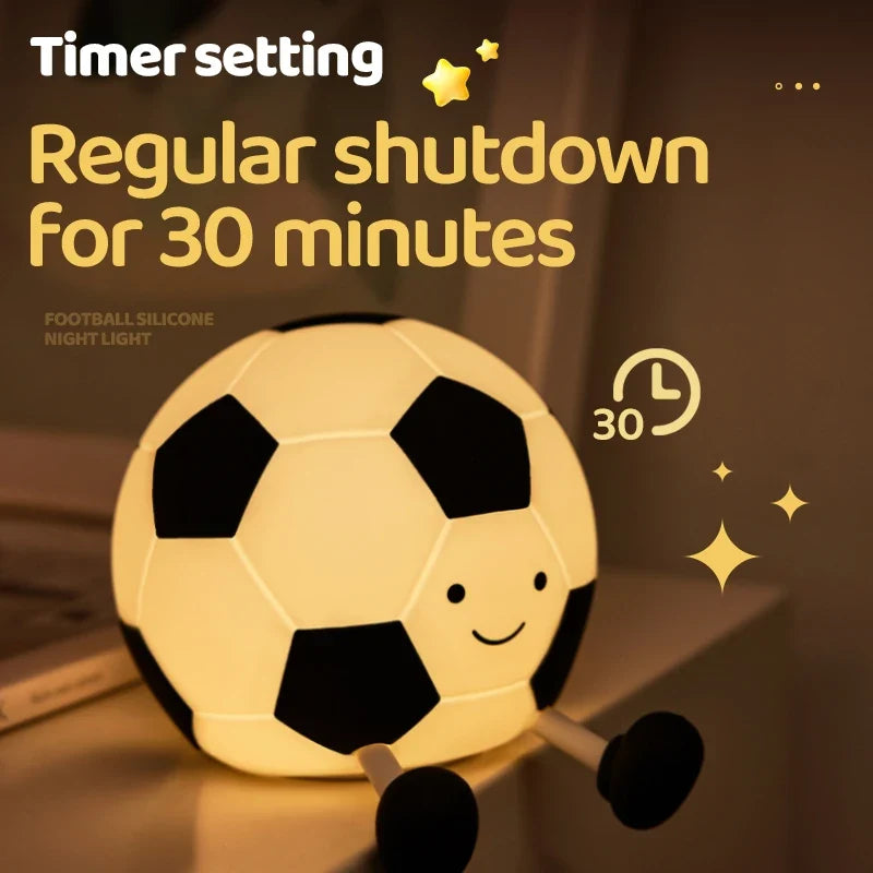 Football Silicone LED Night Light