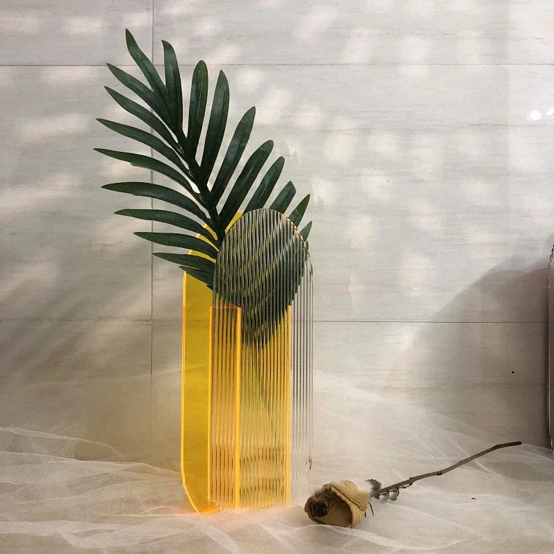 Colorful Modern Acrylic Flower Vase