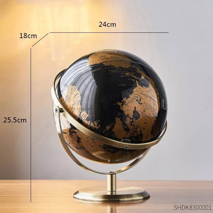Retro & Modern Decorative World Globe for Home & Study