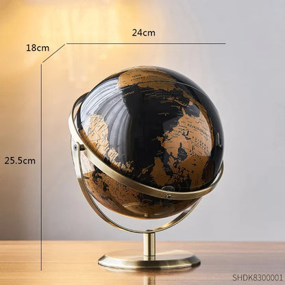 Retro & Modern Decorative World Globe for Home & Study
