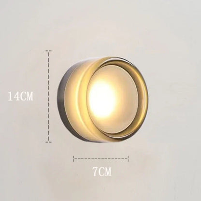 Modern Round 3-Color LED Wall Sconce