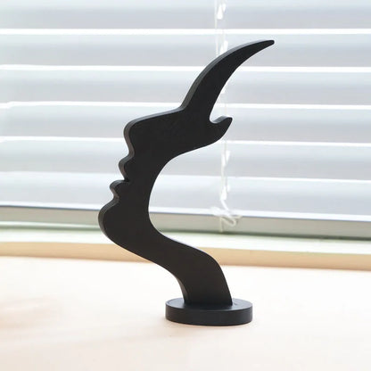 Creative Side Face Shaped Eyeglass Holder Stand