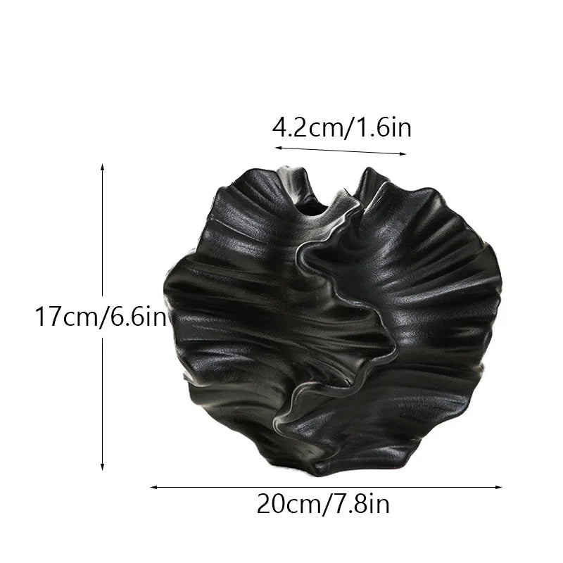 Nordic Ceramic Coral Vase