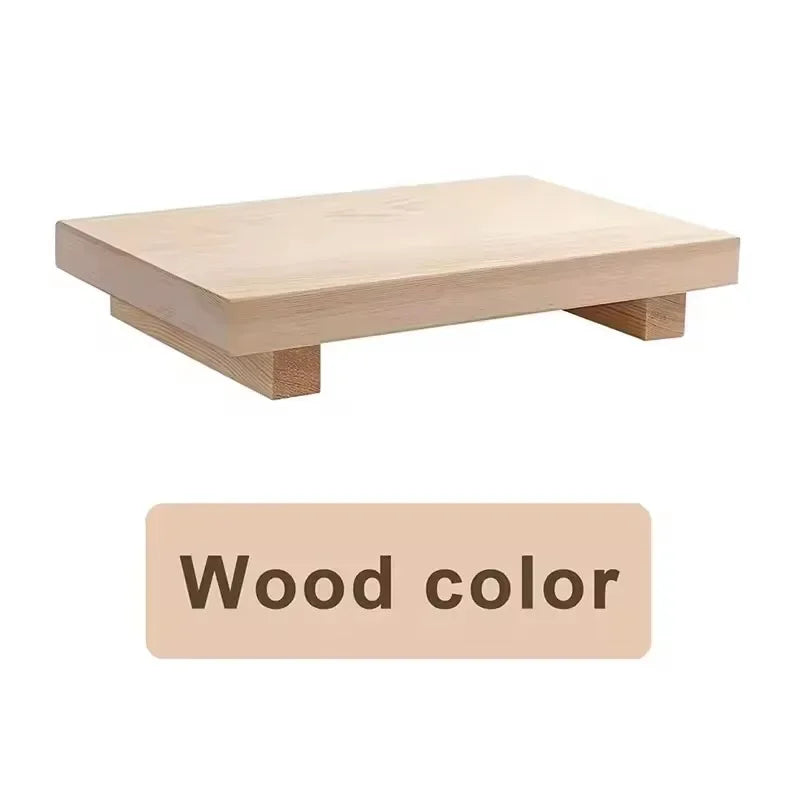 Rustic Wooden Pedestal Stand for Bathroom & Kitchen
