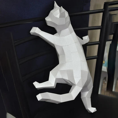The Papercraft Purr-fection 3D Cat Model Kit
