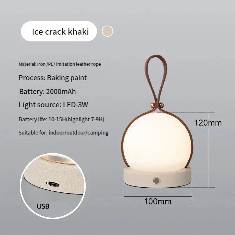 Creative Rechargeable Portable LED Table Light