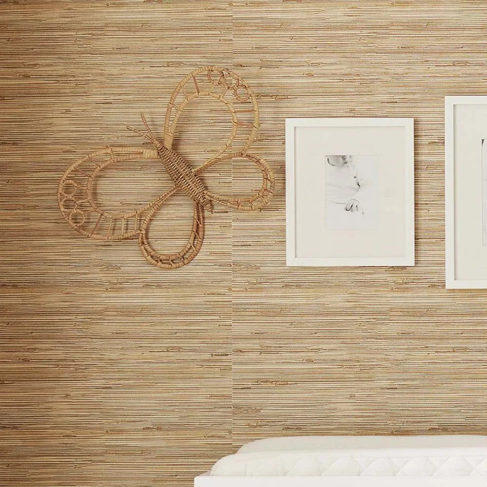 Nordic Natural Rattan Hand-Woven Butterfly Wall Ornament | Boho Home Decor