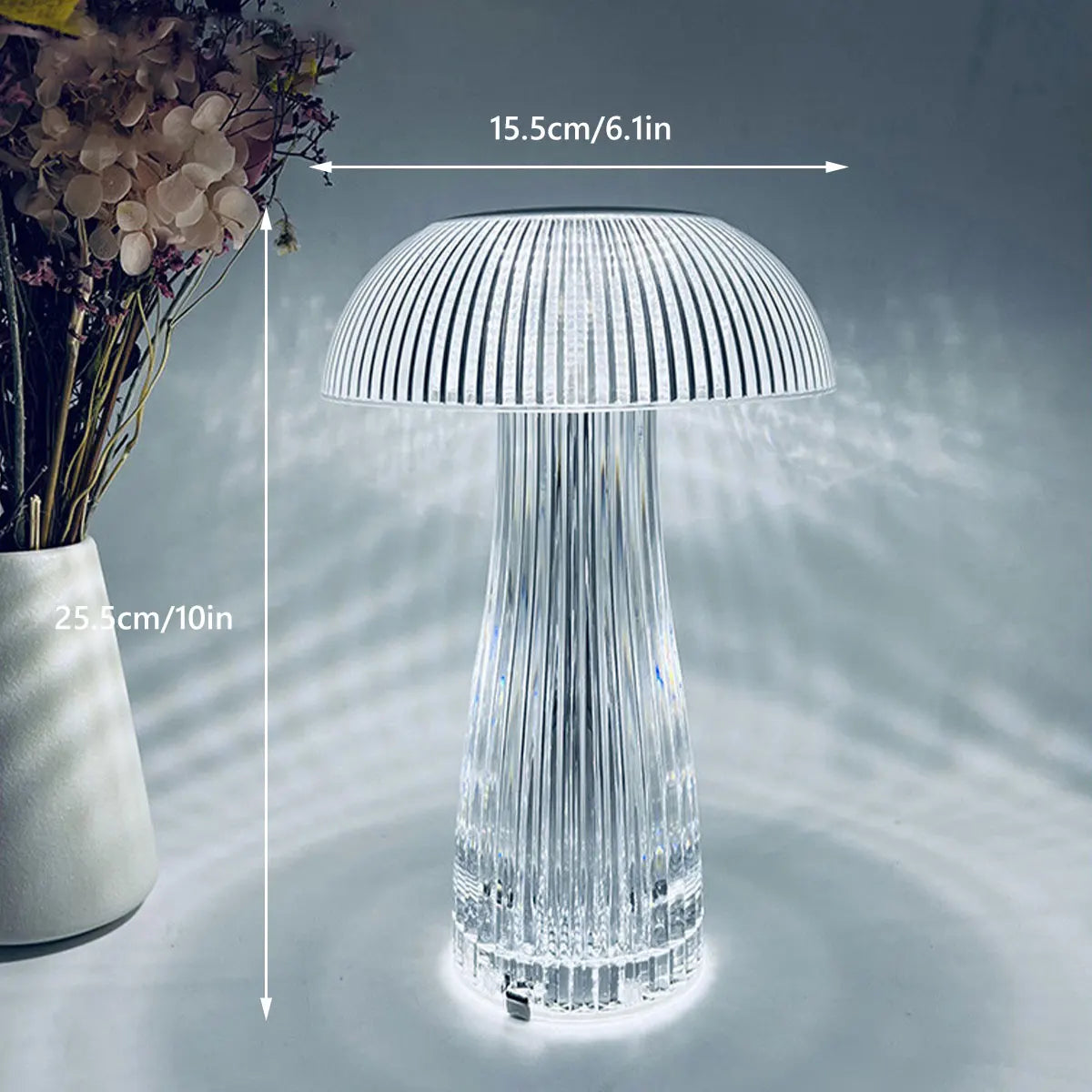 Aura Crystal Jellyfish Table Lamp