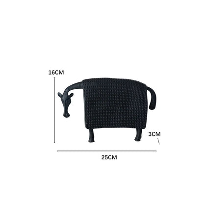 The Textured Block Animal Sculpture