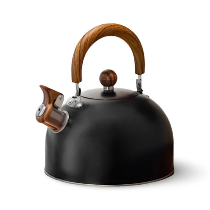 Whistling Tea Kettle Stainless Steel - Stovetop Kettle for Induction, Gas and Electric Hobs, Fast Boil, Easy Pour Spout