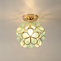 Retro Flower Ceiling Light | Colourful Vintage-Inspired PVC Flush Mount