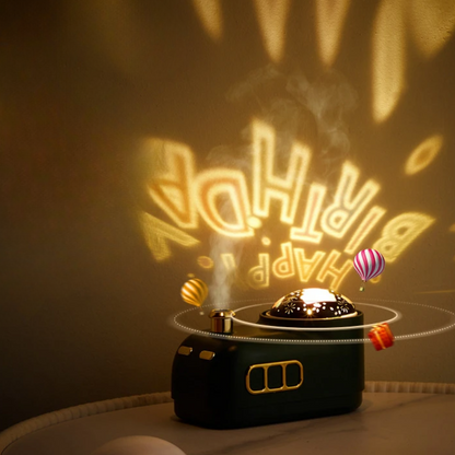 Retro Mini Train Ultrasonic Humidifier