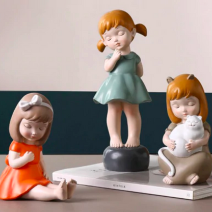 Little Girl Decorative Figurines