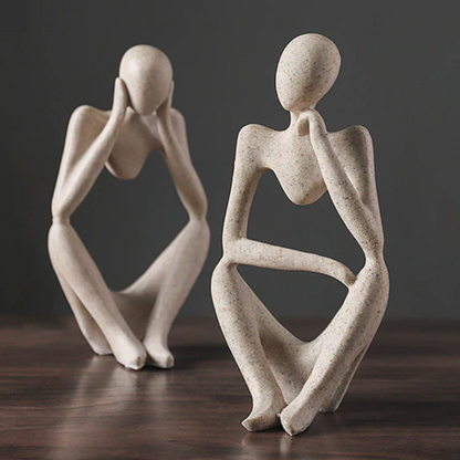 Modern Abstract Thinker Figurine