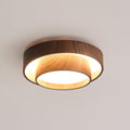 Vaako Ceiling Lamp | Walnut Finish LED Ceiling Light